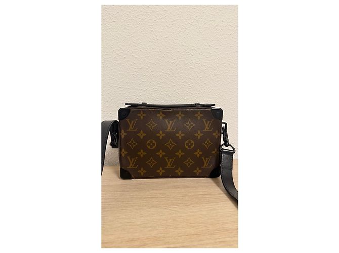 Louis Vuitton Monogram Koffer Tasche Braun Schwarz - Ansicht 11