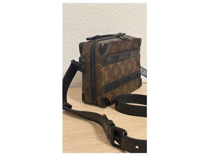 Louis Vuitton Monogram Koffer Tasche Braun Schwarz - Ansicht 2