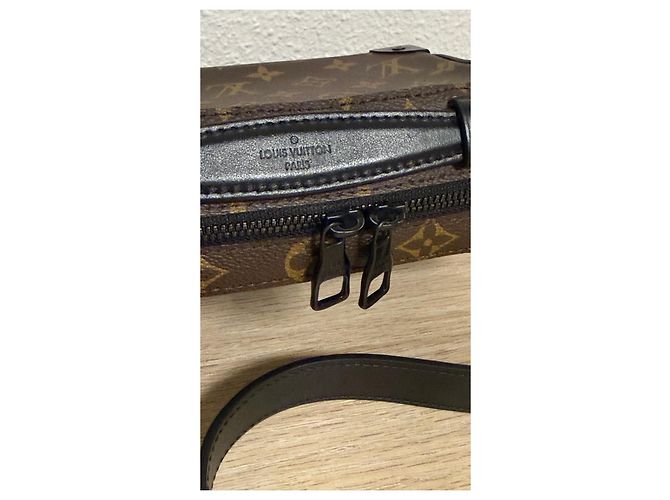 Louis Vuitton Monogram Koffer Tasche Braun Schwarz - Ansicht 4