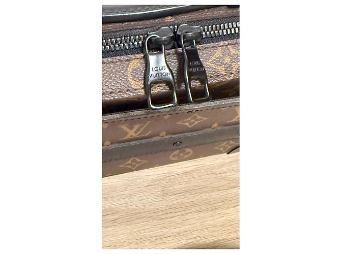 Louis Vuitton Monogram Koffer Tasche Braun Schwarz - Ansicht 5