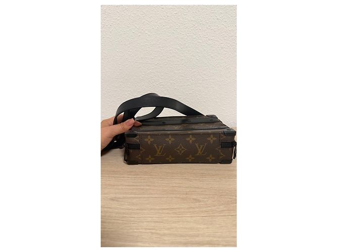 Louis Vuitton Monogram Koffer Tasche Braun Schwarz - Ansicht 9