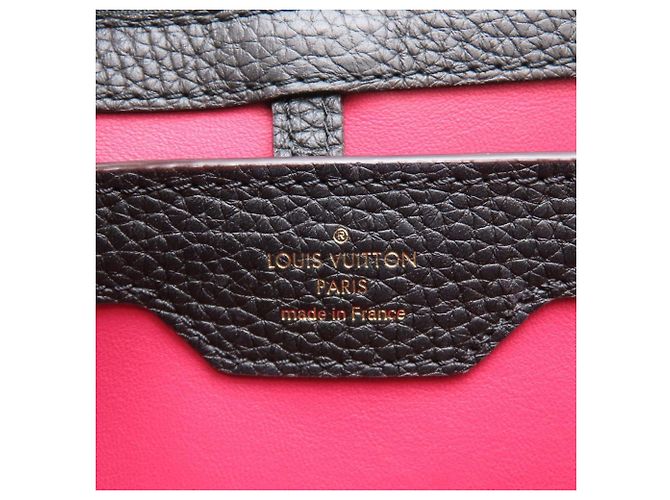Borsa Louis Vuitton Capucines MM Nero - vista 13