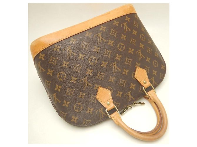 Borsa Louis Vuitton Monogram Alma Marrone - vista 3