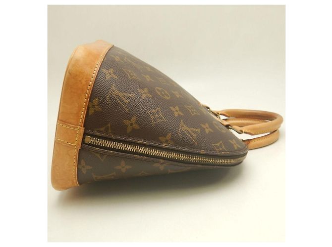 Borsa Louis Vuitton Monogram Alma Marrone - vista 5