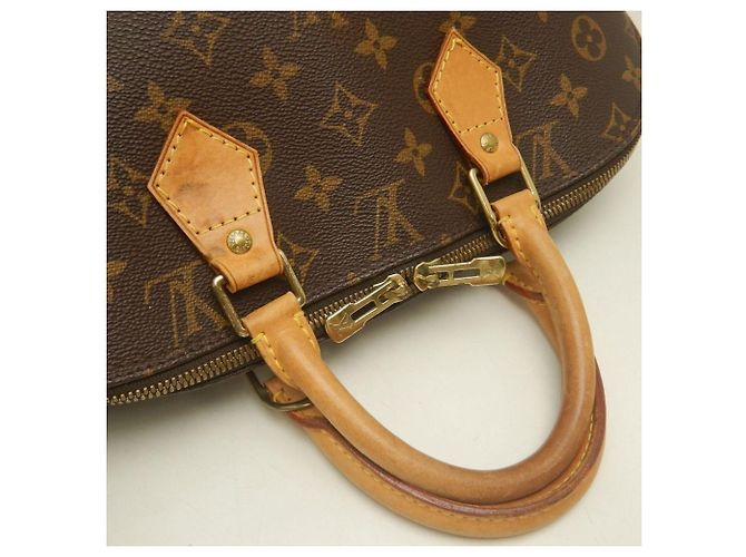 Borsa Louis Vuitton Monogram Alma Marrone - vista 7