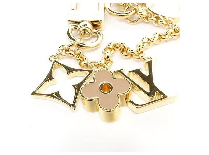 Portachiavi Monogram Louis Vuitton D'oro - vista 5