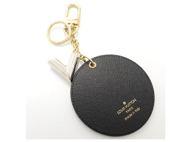 Portachiavi Monogram Reverse Louis Vuitton Marrone Nero - vista 3