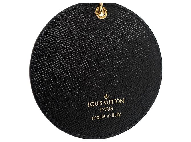 Portachiavi Monogram Reverse Louis Vuitton Marrone Nero - vista 5