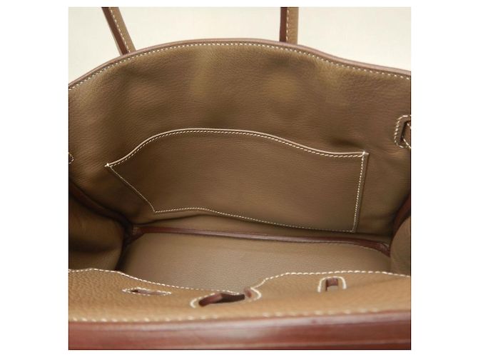 Hermès Borsa Hermes Birkin 30 in grigio Etoupe Taupe - vista 12