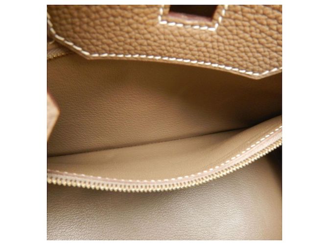Hermès Borsa Hermes Birkin 30 in grigio Etoupe Taupe - vista 13