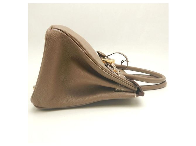Hermès Borsa Hermes Birkin 30 in grigio Etoupe Taupe - vista 3