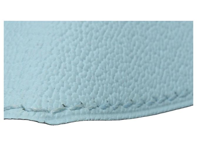 Hermès Tarjetero en cuero Chevre Mysore azul claro Hermes - vista 7