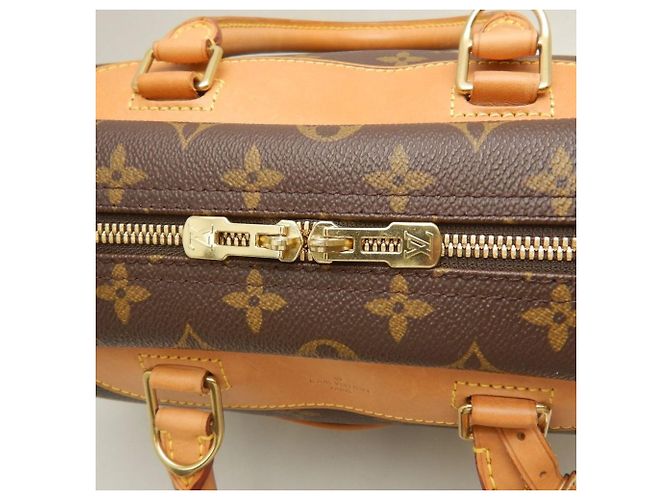 Borsa Louis Vuitton Monogram Deauville Marrone - vista 10