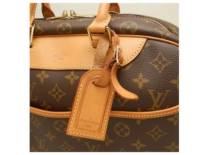Borsa Louis Vuitton Monogram Deauville Marrone - vista 11