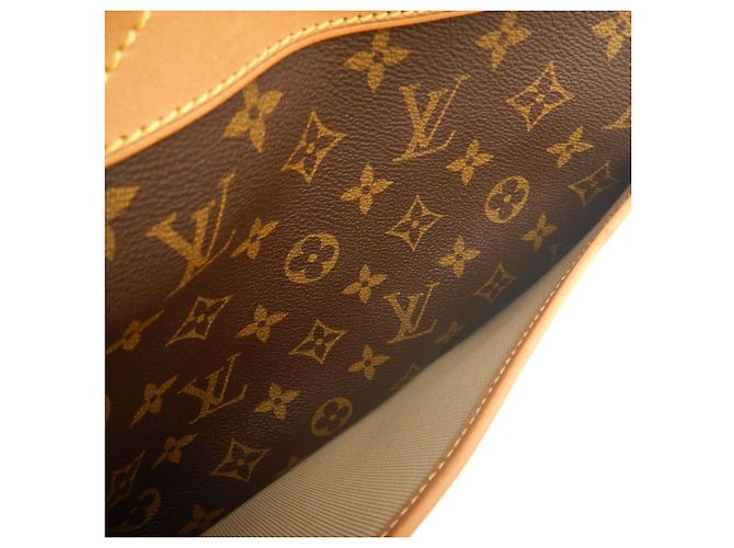 Borsa Louis Vuitton Monogram Deauville Marrone - vista 13