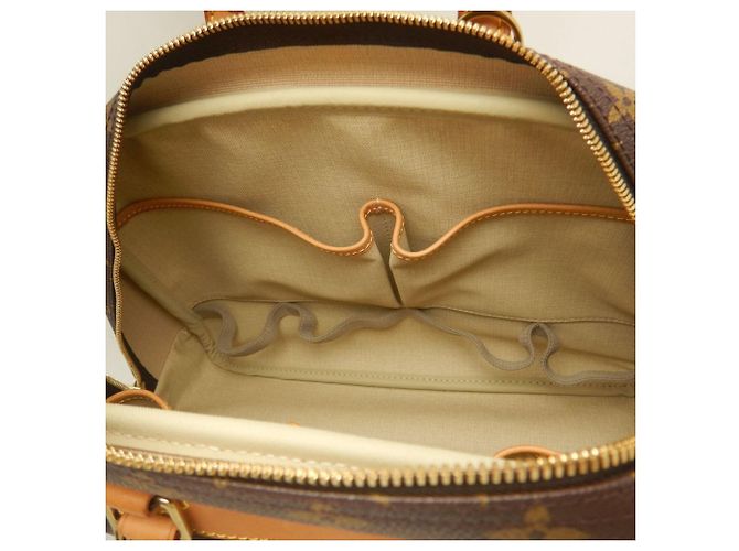 Borsa Louis Vuitton Monogram Deauville Marrone - vista 15