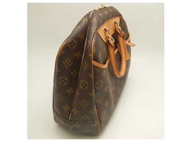 Borsa Louis Vuitton Monogram Deauville Marrone - vista 17