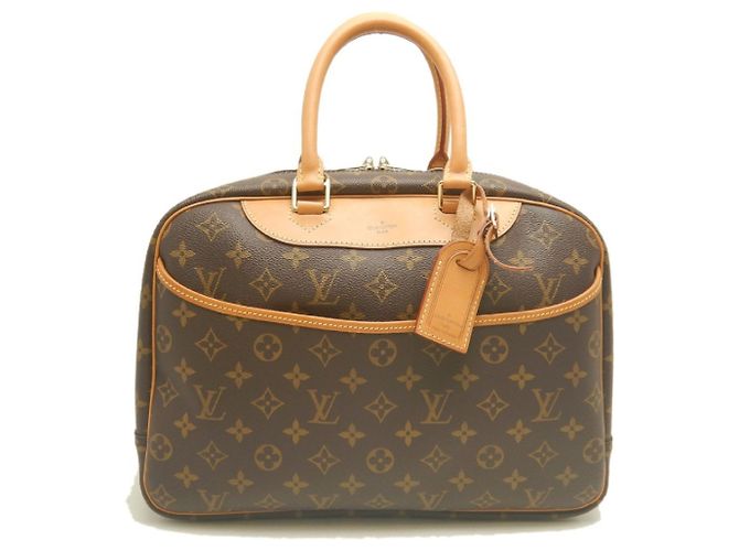 Borsa Louis Vuitton Monogram Deauville Marrone - vista 2