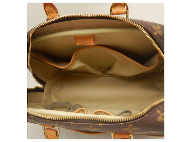 Borsa Louis Vuitton Monogram Deauville Marrone - vista 4
