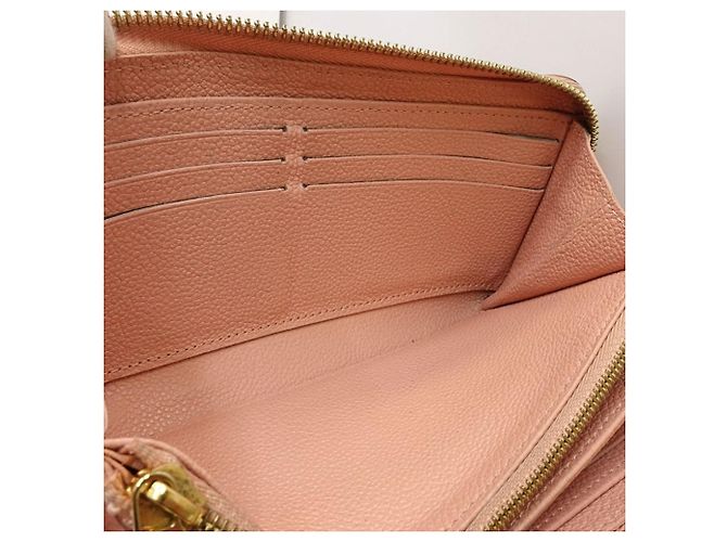 Cartera larga Louis Vuitton Monogram Empreinte en beige - vista 10