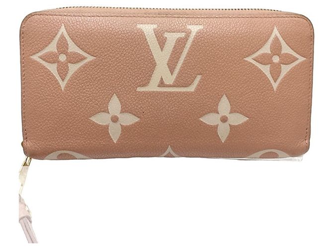 Cartera larga Louis Vuitton Monogram Empreinte en beige - vista 3