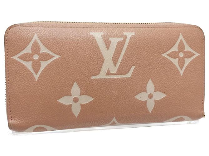 Cartera larga Louis Vuitton Monogram Empreinte en beige - vista 4