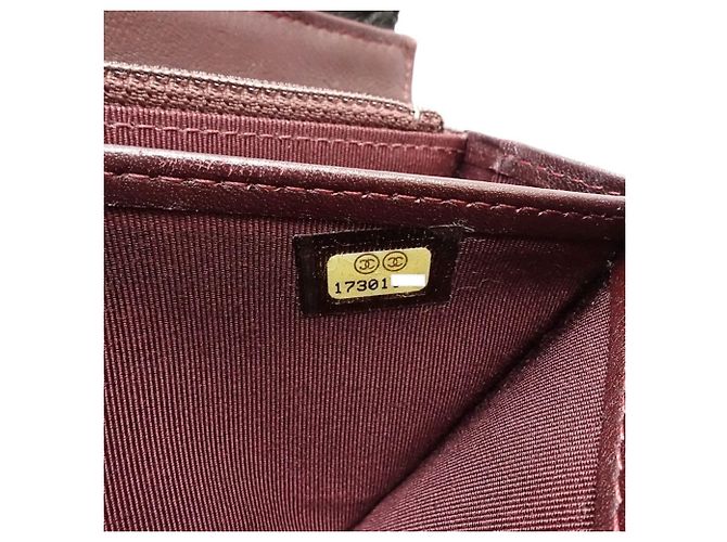 Chanel Matelassé Langer Geldbeutel Schwarz - Ansicht 13