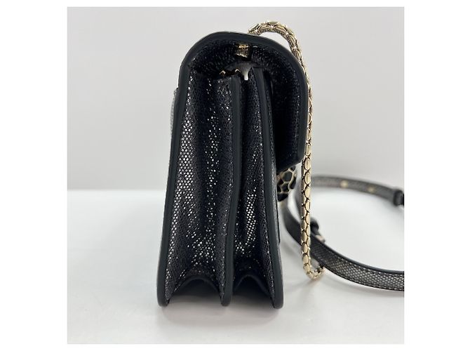 Borsa a tracolla Bulgari BVLGARI Serpenti Forever Snakehead Argento - vista 6