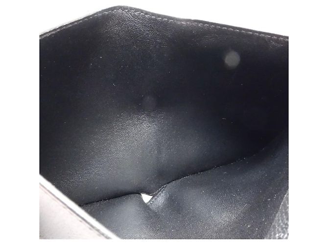 Portafoglio compatto bi-fold Hermès Bearn Nero - vista 11