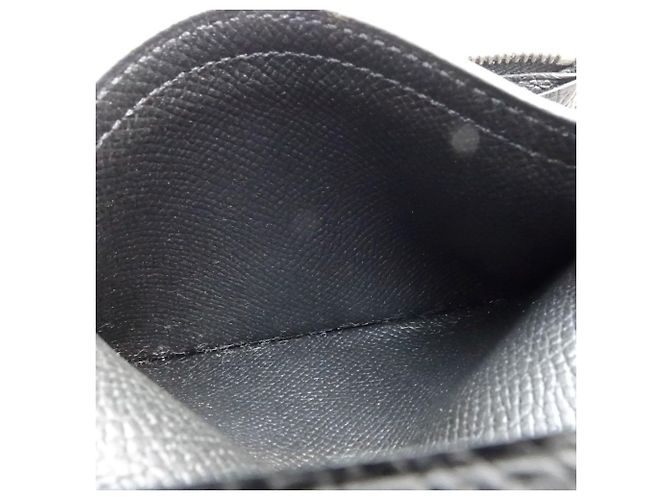 Portafoglio compatto bi-fold Hermès Bearn Nero - vista 13