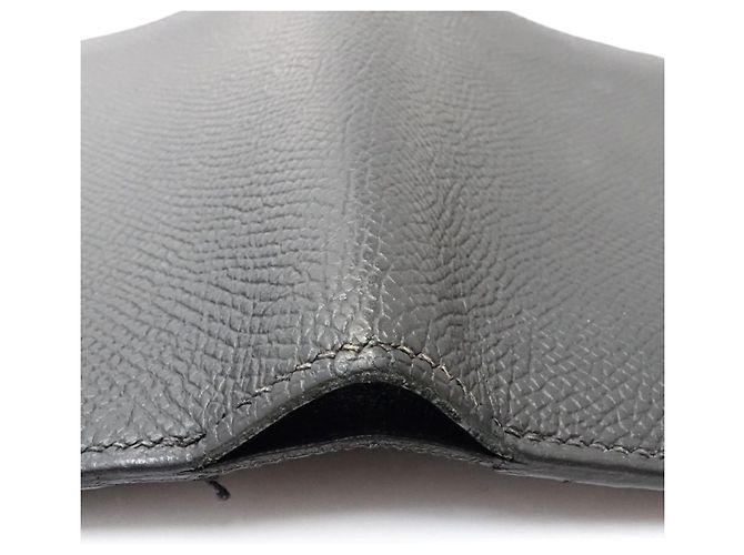 Portafoglio compatto bi-fold Hermès Bearn Nero - vista 7