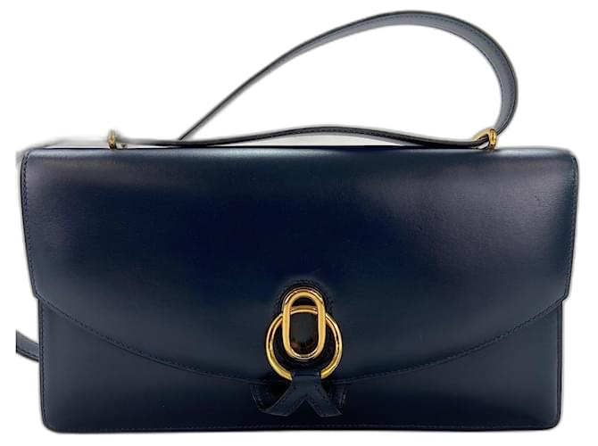 Hermès Borsa a tracolla Ringd Hermes in Navy Blu navy - vista 2