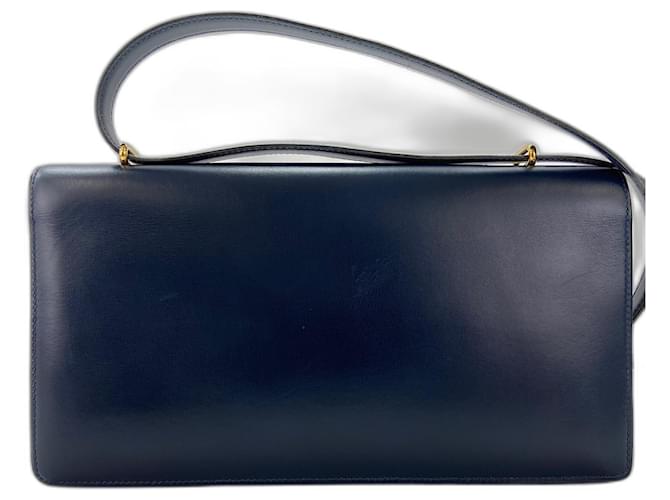 Hermès Borsa a tracolla Ringd Hermes in Navy Blu navy - vista 3