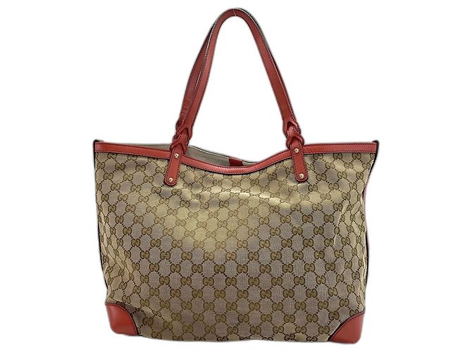 Borsa tote Gucci beige - vista 2