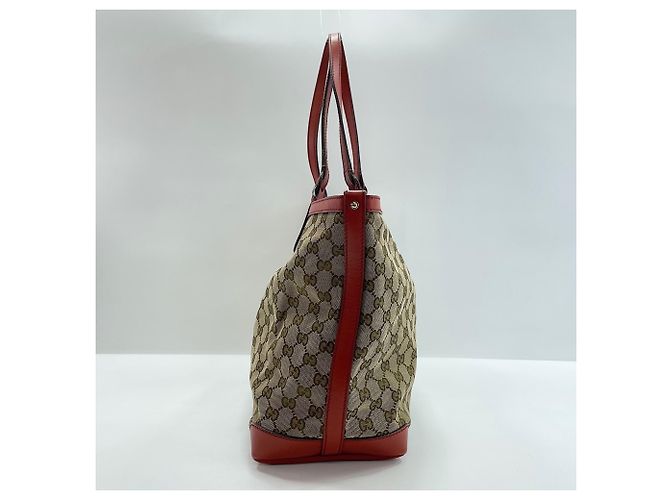 Borsa tote Gucci beige - vista 5