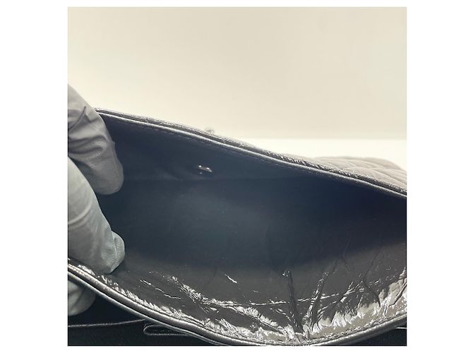 Borsa a Spalla Chanel Matelassé Nera Nero - vista 11