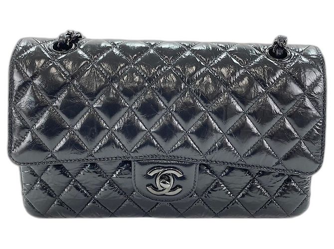 Borsa a Spalla Chanel Matelassé Nera Nero - vista 2