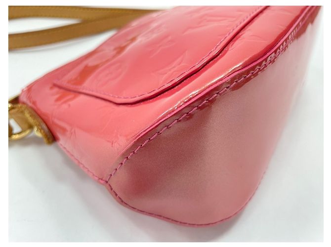 Borsa a tracolla Louis Vuitton Vernis Minna Street Rosso - vista 7