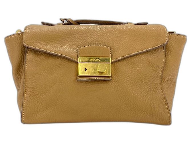 Prada Brown Leather Shoulder Bag - view 2