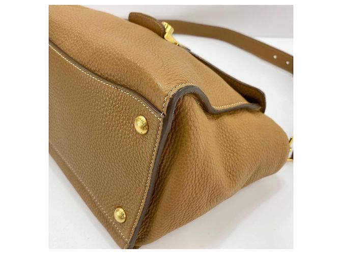 Prada Brown Leather Shoulder Bag - view 9
