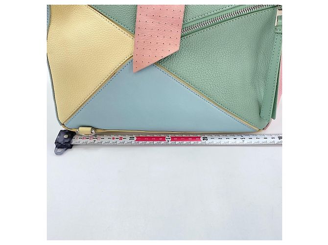 Borsa a 2 vie in pelle Loewe Puzzle Bag Medium Multicolore - vista 4