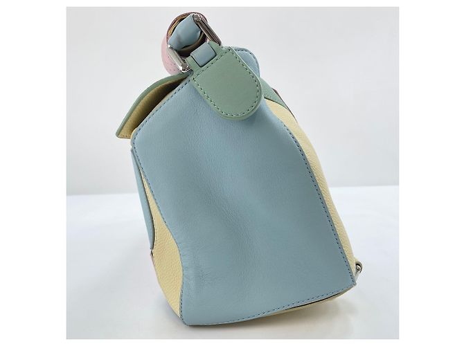 Borsa a 2 vie in pelle Loewe Puzzle Bag Medium Multicolore - vista 5