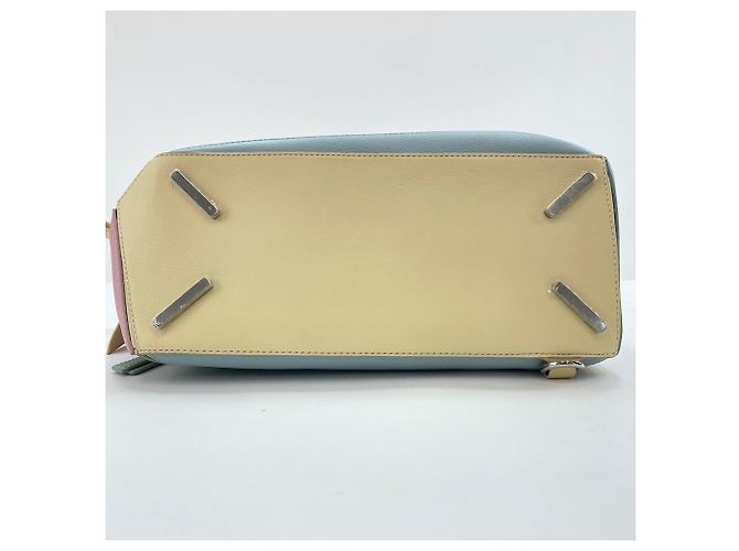 Borsa a 2 vie in pelle Loewe Puzzle Bag Medium Multicolore - vista 7