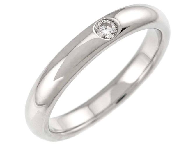 Harry Winston Diamantring mit Rundschliff in Platin - Ansicht 4