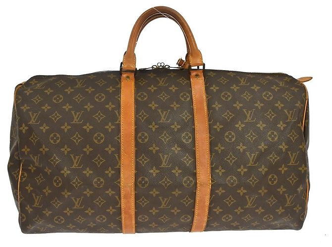 Louis Vuitton Keepall Monogram Canvas 55 Marrone - vista 2