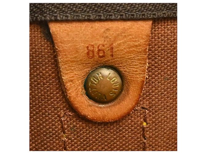 Louis Vuitton Keepall Monogram Canvas 55 Marrone - vista 5