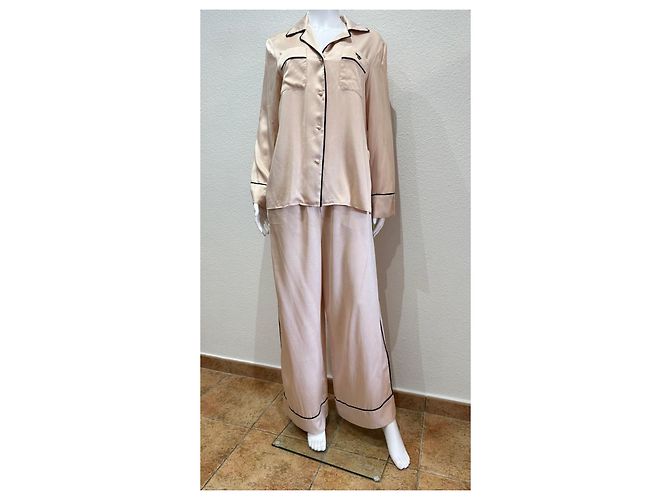 Conjunto de pijama de seda Fendi Rosa - vista 2