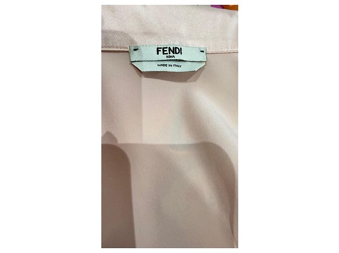 Conjunto de pijama de seda Fendi Rosa - vista 8