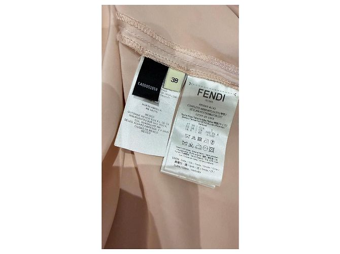 Conjunto de pijama de seda Fendi Rosa - vista 9