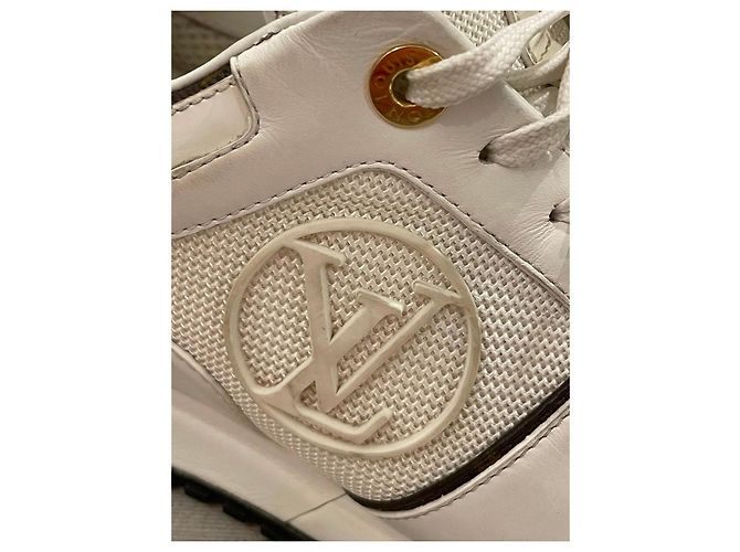 Sneakers da donna Louis Vuitton Marrone Bianco D'oro - vista 2